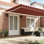 Toldo Retráctil Manual Naranja y Marrón 500x350 cm | Foro24.es | Tu tienda online para hogar, jardín y más Foro24.es