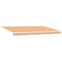 Toldo retráctil manual amarillo y naranja 500x350 cm by , Awnings - Ref: Foro24-3331489, Price: 433,65 €, Discount: %
