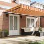 Toldo retráctil manual amarillo y naranja 500x350 cm by , Awnings - Ref: Foro24-3331489, Price: 433,65 €, Discount: %