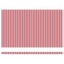Toldo Retráctil Automático Rayas Rojas y Blancas 500x350 cm by , Awnings - Ref: Foro24-3331495, Price: 477,31 €, Discount: %