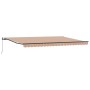 Toldo Retráctil Manual a Rayas Multicolor 500x350 cm | Foro24.es | Tu tienda online para hogar, jardín y más Foro24.es
