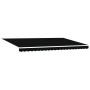 Toldo Retráctil Manual Negro 500x350 cm, Tela de Reemplazo para Toldo para marco de 5x3.5 m Negro by , Awnings - Ref: Foro24-...