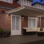 Toldo Retráctil Manual con LED Beige 500x350 cm, Tela de Reemplazo para Toldo de 5x3.5 m Beige von , Markisen - Ref: Foro24-3...