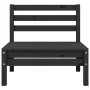 Gartenmöbel-Set 4-teilig aus massivem schwarzem Kiefernholz von vidaXL, Gartensets - Ref: Foro24-3082486, Preis: 198,97 €, Ra...