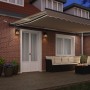 Toldo Retráctil Automático  con LED Beige 500x350 cm, Tela de Reemplazo para Toldo  5x3.5 m Beige | Foro24.es | Tu tienda online para hogar, jardín y más Foro24.es