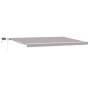 Toldo Retráctil Manual con LED Gris Claro 500x350 cm, Tela de repuesto para toldo  de 5x3.5 m Gris Claro | Foro24.es | Tu tienda online para hogar, jardín y más Foro24.es