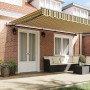 Toldo Retráctil Automático Verde y Amarillo 500x350 cm,  Tela de Reemplazo para Toldo de 5x3,5 m Verde y Amarillo | Foro24.es | Tu tienda online para hogar, jardín y más Foro24.es
