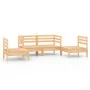 Gartenmöbel-Set 4-teilig aus massivem Kiefernholz von vidaXL, Gartensets - Ref: Foro24-3082522, Preis: 172,36 €, Rabatt: %