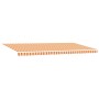 Toldo Retráctil Manual con LED Amarillo y Naranja 600x300 cm by , Awnings - Ref: Foro24-3331602, Price: 462,78 €, Discount: %