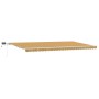 Toldo Retráctil Manual de con Franja Multicolor LED 600x300 cm by , Awnings - Ref: Foro24-3331622, Price: 511,87 €, Discount: %