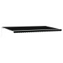 Manual Retractable Awning Black 600x300 cm, Replacement Fabric for Awning for 6x3 m Black Structure by , Awnings - Ref: Foro2...