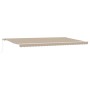 Manual Retractable Awning Beige 600x300 cm, Replacement Fabric for 6x3 m Beige Awning by , Awnings - Ref: Foro24-3331637, Pri...