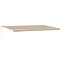 Automatische einziehbare Markise Beige 600x300 cm, Ersatztuch für 6x3 m beige Markise | Foro24.es | Tu tienda online para hogar, jardín y más Foro24.es