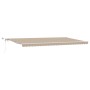 Automatisch einziehbare Markise mit LED Beige 600x300 cm, Ersatztuch für 6x3 m beige Markise | Foro24.es | Tu tienda online para hogar, jardín y más Foro24.es