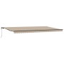 Automatisch einziehbare Markise Beige 600x300 cm, Ersatztuch für Markise für 6x3 m beige Struktur | Foro24.es | Tu tienda online para hogar, jardín y más Foro24.es