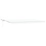 Automatic Retractable Awning with White LED 600x300 cm, Replacement Fabric for Awning for 6x3 m White Frame by , Awnings - Re...