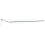 Manual Retractable Awning White 600x300 cm, Replacement fabric for awning for 6x3 m frame White by , Awnings - Ref: Foro24-33...