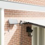 Manual retractable awning with white LED 600x300 cm, Replacement fabric for 6x3 m white awning by , Awnings - Ref: Foro24-333...