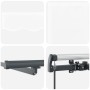 Manual retractable awning with white LED 600x300 cm, Replacement fabric for 6x3 m white awning by , Awnings - Ref: Foro24-333...