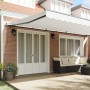 Automatic Retractable Awning White 600x300 cm, Replacement Fabric for Awning for 6x3 m White Frame by , Awnings - Ref: Foro24...