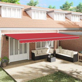 Comprar Toldo Retráctil Automático VidaXL Rojo