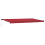 VidaXL Rot Automatisch einziehbare Markise 600x300 cm, Ersatzstoff für Markise für 6x3 m Rote Struktur | Foro24.es | Tu tienda online para hogar, jardín y más Foro24.es