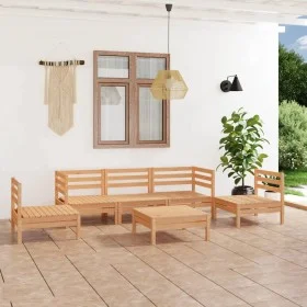 Gartenmöbel-Set 6-tlg. aus massivem Kiefernholz von vidaXL, Gartensets - Ref: Foro24-3082537, Preis: 254,33 €, Rabatt: %