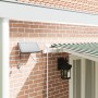 Manual Retractable Awning with Green and White LED 600x300 cm, Replacement Fabric for 6x3 m Awning Green and White Frame by ,...