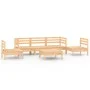 6-piece solid pine wood garden furniture set by vidaXL, Garden sets - Ref: Foro24-3082537, Price: 254,33 €, Discount: %