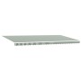 Automatic Retractable Awning Green and White 600x300 cm, Replacement Fabric for 6x3 m Green and White Awning by , Awnings - R...