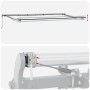 Automatic Retractable Awning Green and White 600x300 cm, Replacement Fabric for 6x3 m Green and White Awning by , Awnings - R...
