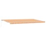 Manual Retractable Awning Yellow and Orange 600x350 cm by , Awnings - Ref: Foro24-3331709, Price: 564,26 €, Discount: %