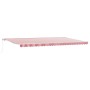 Manual retractable awning red and white stripes 600x350 cm by , Awnings - Ref: Foro24-3331717, Price: 559,95 €, Discount: %