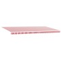 Manual retractable awning red and white stripes 600x350 cm by , Awnings - Ref: Foro24-3331717, Price: 559,95 €, Discount: %
