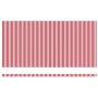 Manual retractable awning red and white stripes 600x350 cm by , Awnings - Ref: Foro24-3331717, Price: 559,95 €, Discount: %