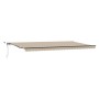 Automatisch einziehbare Markise mit LED Beige 600x350 cm, Ersatztuch für 6x3,5 m beige Markise | Foro24.es | Tu tienda online para hogar, jardín y más Foro24.es