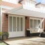 Automatische einziehbare Markise Weiß 600x350 cm, Ersatztuch für 6x3,5 m Markise Weiß | Foro24.es | Tu tienda online para hogar, jardín y más Foro24.es
