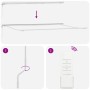 Automatic retractable awning White 600x350 cm, Replacement fabric for 6x3.5 m awning White by , Awnings - Ref: Foro24-3331759...