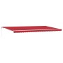 Automatic Retractable Awning Red 600x350 cm, Replacement Fabric for 6x3.5 m Red Frame Awning by , Awnings - Ref: Foro24-33317...