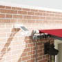 Automatic Retractable Awning with Red LED 600x350 cm, Replacement Cover for Awning for 6x3.5 m Red Frame by , Awnings - Ref: ...