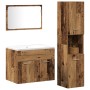 3-teiliges Badmöbel-Set aus antikem Holzwerkstoff | Foro24.es | Tu tienda online para hogar, jardín y más Foro24.es