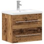 Mueble de Lavabo para Baño con lavabo integrado Madera envejecida Madera engineered de , Tocadores de baño - Ref: Foro24-3332...