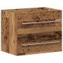 Mueble de Lavabo para Baño con lavabo integrado Madera envejecida Madera engineered de , Tocadores de baño - Ref: Foro24-3332...