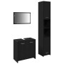 3-teiliges Badmöbel-Set Schwarze Eiche Crafted Wood | Foro24.es | Tu tienda online para hogar, jardín y más Foro24.es