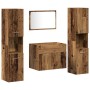 Conjunto de Muebles de Baño de 4 Piezas de Madera Vieja | Foro24.es | Tu tienda online para hogar, jardín y más Foro24.es