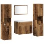 Conjunto de Muebles de Baño de 4 Piezas de Madera Vieja | Foro24.es | Tu tienda online para hogar, jardín y más Foro24.es