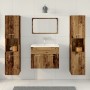 Conjunto de Muebles de Baño de 4 Piezas de Madera Vieja | Foro24.es | Tu tienda online para hogar, jardín y más Foro24.es