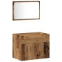 Conjunto de Muebles de Baño de 4 Piezas de Madera Vieja | Foro24.es | Tu tienda online para hogar, jardín y más Foro24.es