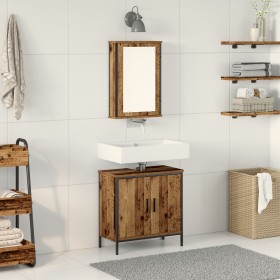 Juego de Muebles para Baño de 2 Piezas Madera Antigua de , Muebles de baño - Ref: Foro24-3332515, Precio: 105,85 €, Descuento: %