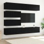 10-Piece TV Furniture Set - Wall-Mounted Black Oak Crafted Wood by , TV Furniture - Ref: Foro24-3332533, Price: 284,85 €, Dis...